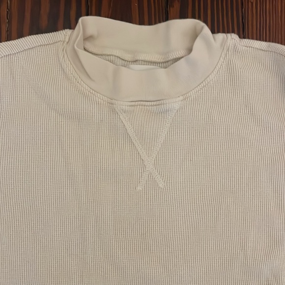 MATE cropped waffle knit long sleeve. Size small - Picture 2 of 5